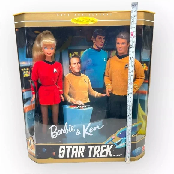 Star Trek Barbie and Ken 30th Anniversary 1996 Collectors Edition Vtg NEW IN BOX - Picture 8 of 10
